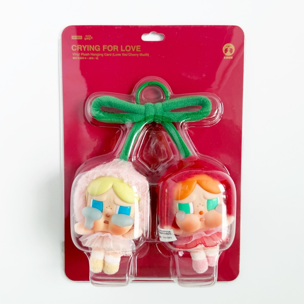 POP MART Crybaby Crying For Love Series-Vinyl Plush Hanging Bag Charm
